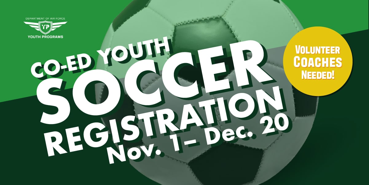 Youth Soccer Registration Nov 1 - Dec 20