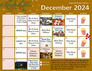 Dec 2024 Library Calendar