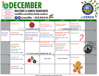 MFRC December 2024 Calendar