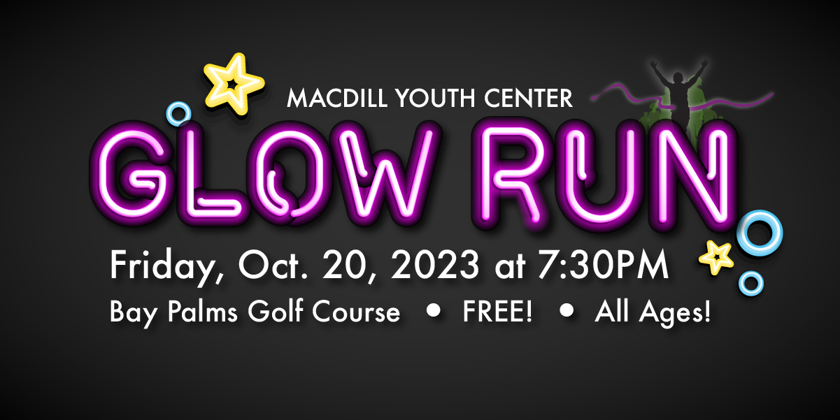 Macdill Youth Center Glow Run