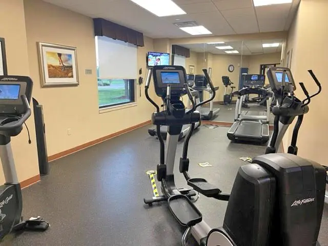 A fitness room in the MacDill Inn Lodging