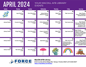 MacDill Air Force Base April 2024 Calendar of Events