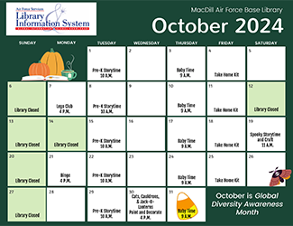 October 2024 Library Calendar