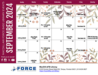 Library Sept 2024 Calendar