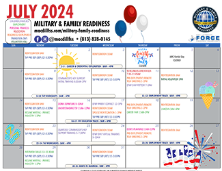 MFRC July 2024 Calendar